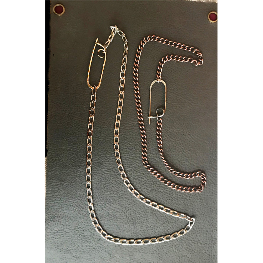 Safety Pin Necklaces Barbara Klar