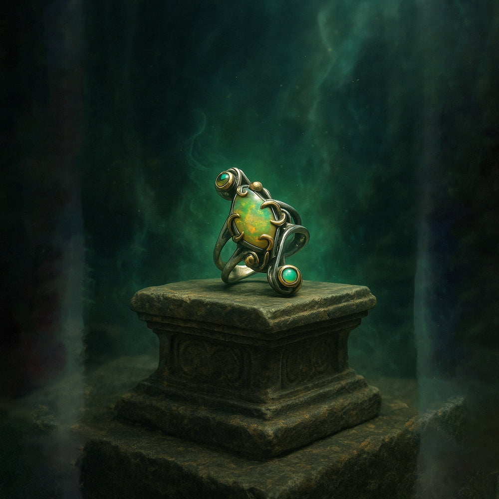 Marquise Shaped Opal Rings