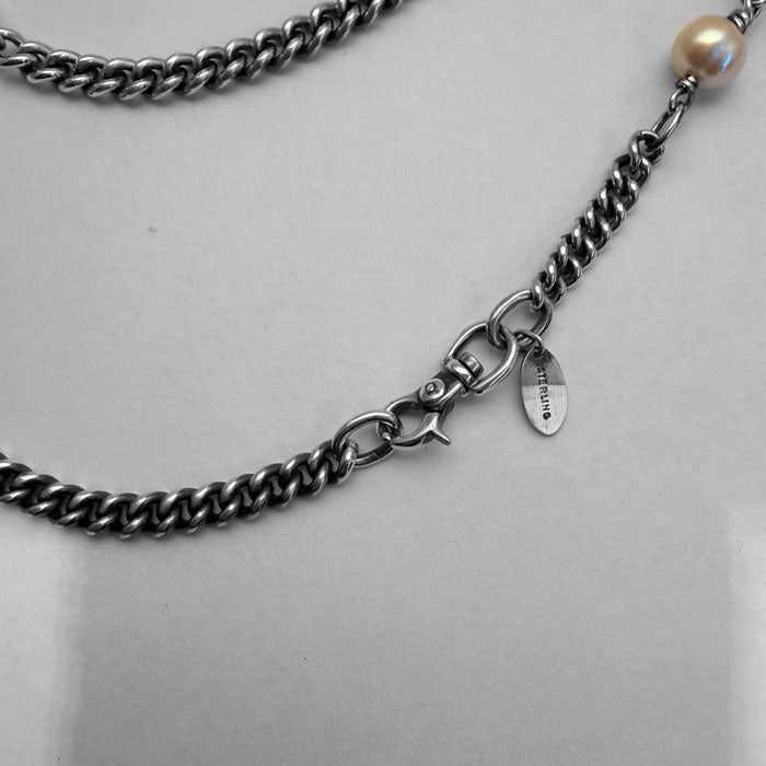 Pearls with Mixed chain Necklace