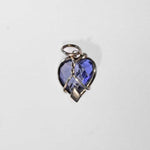 Purple "Heart in Bondage" Charm