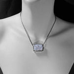 Pyrite in Quartz Necklace