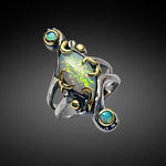 Marquise Shaped Opal Rings