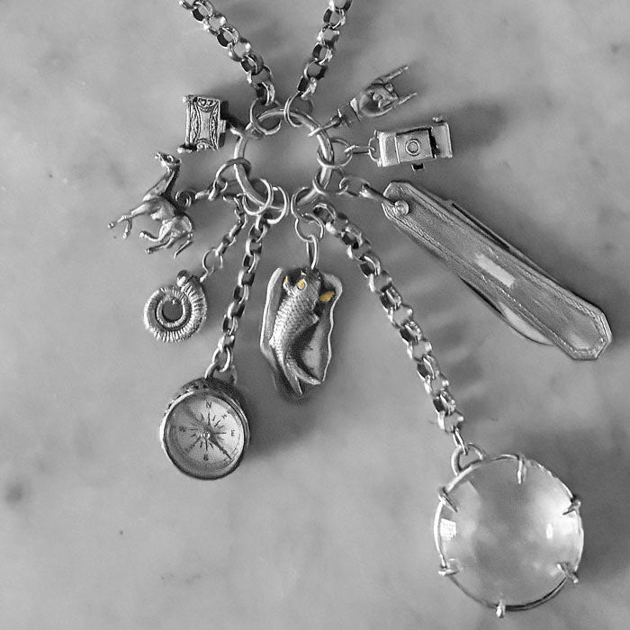 One-of-a-Kind Explorer’s Charm necklace