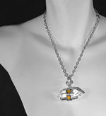 Double Terminated Crystal Keum-boo Necklace