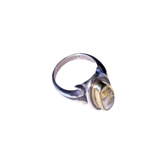Gold Ore Ring