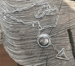 X-Long Demascus Steel Necklace