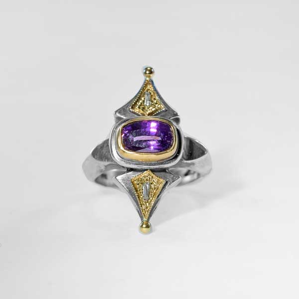 Purple Sapphire "Queen's Ring"