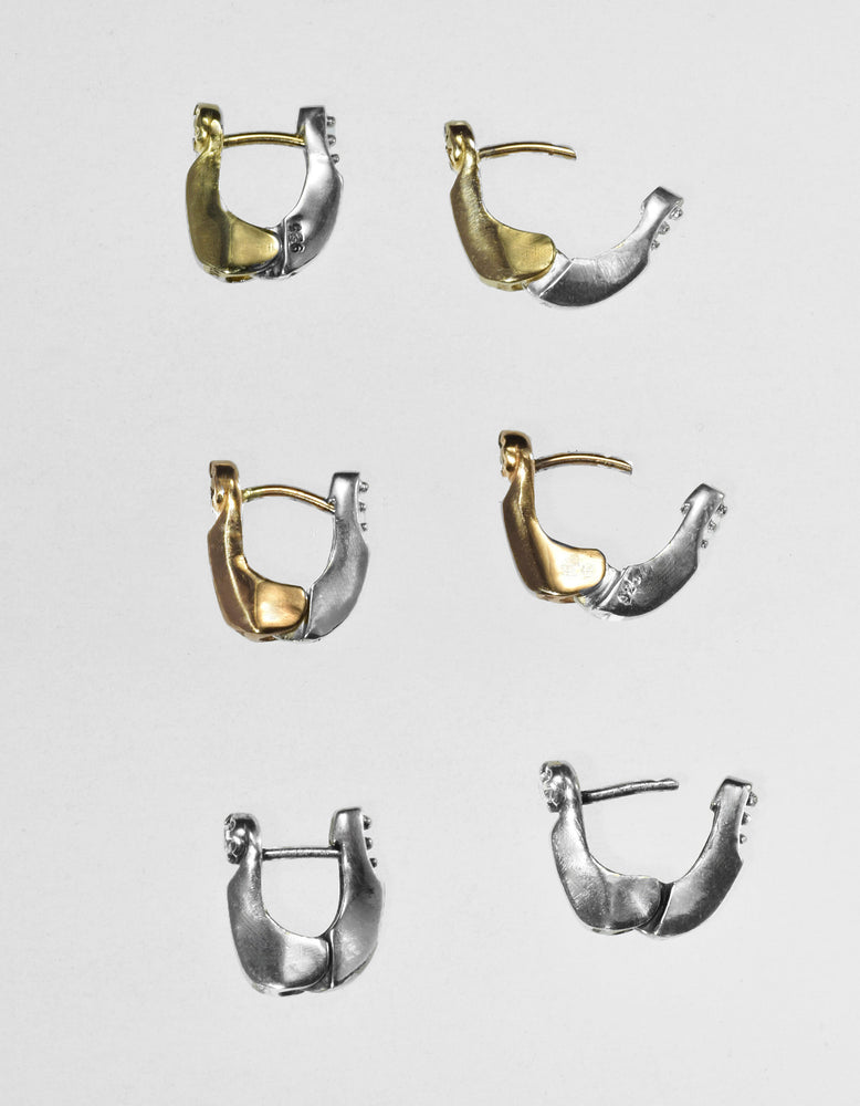 Small Clip Earrings w/Stone