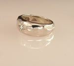 HAMMERED RING - TAPERED-BACK